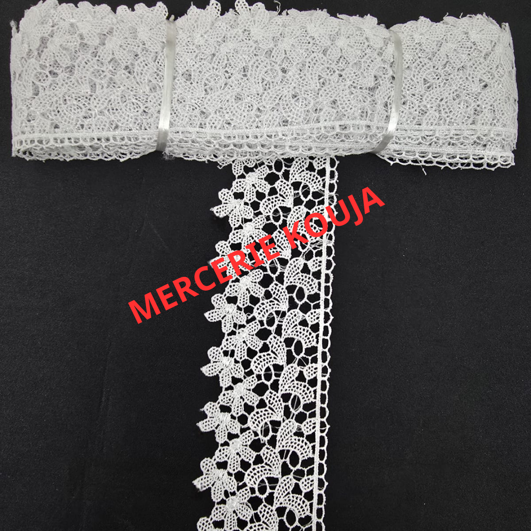 DANTELA POLIESTER LUX TEX 6CM