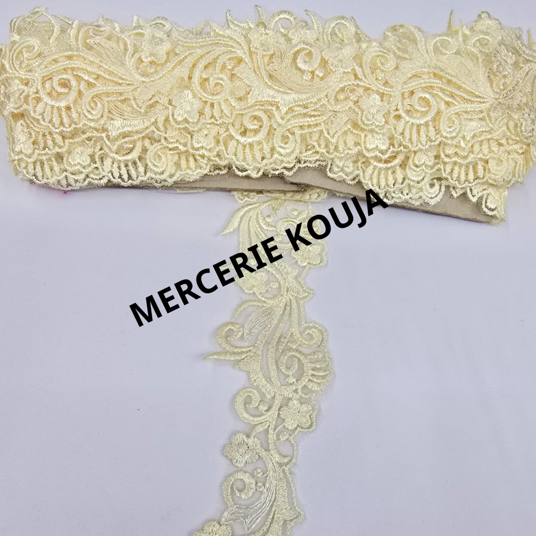 DANTELA POLIESTER LUX TEX 6CM