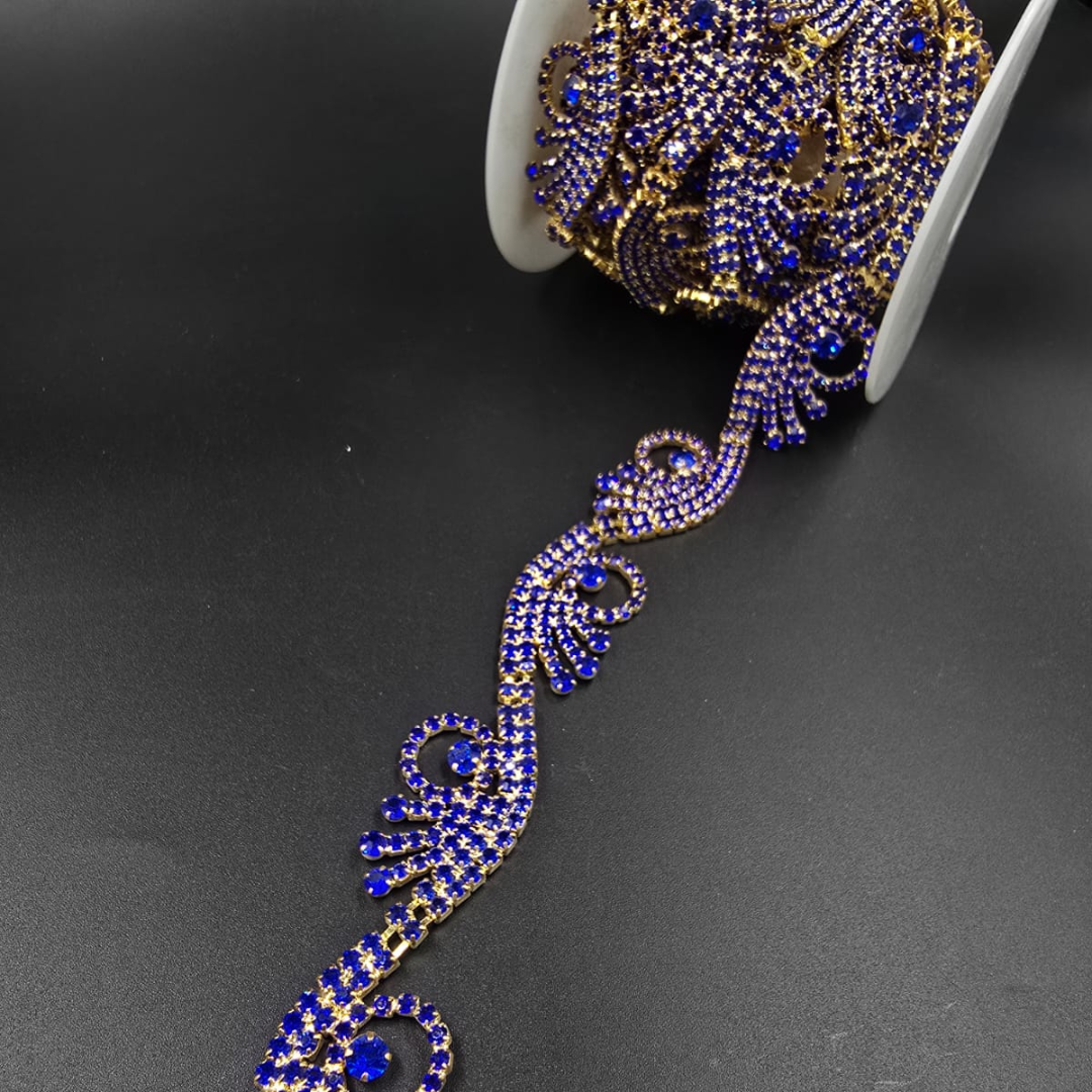 STRAS METAL LA METRU 2CM