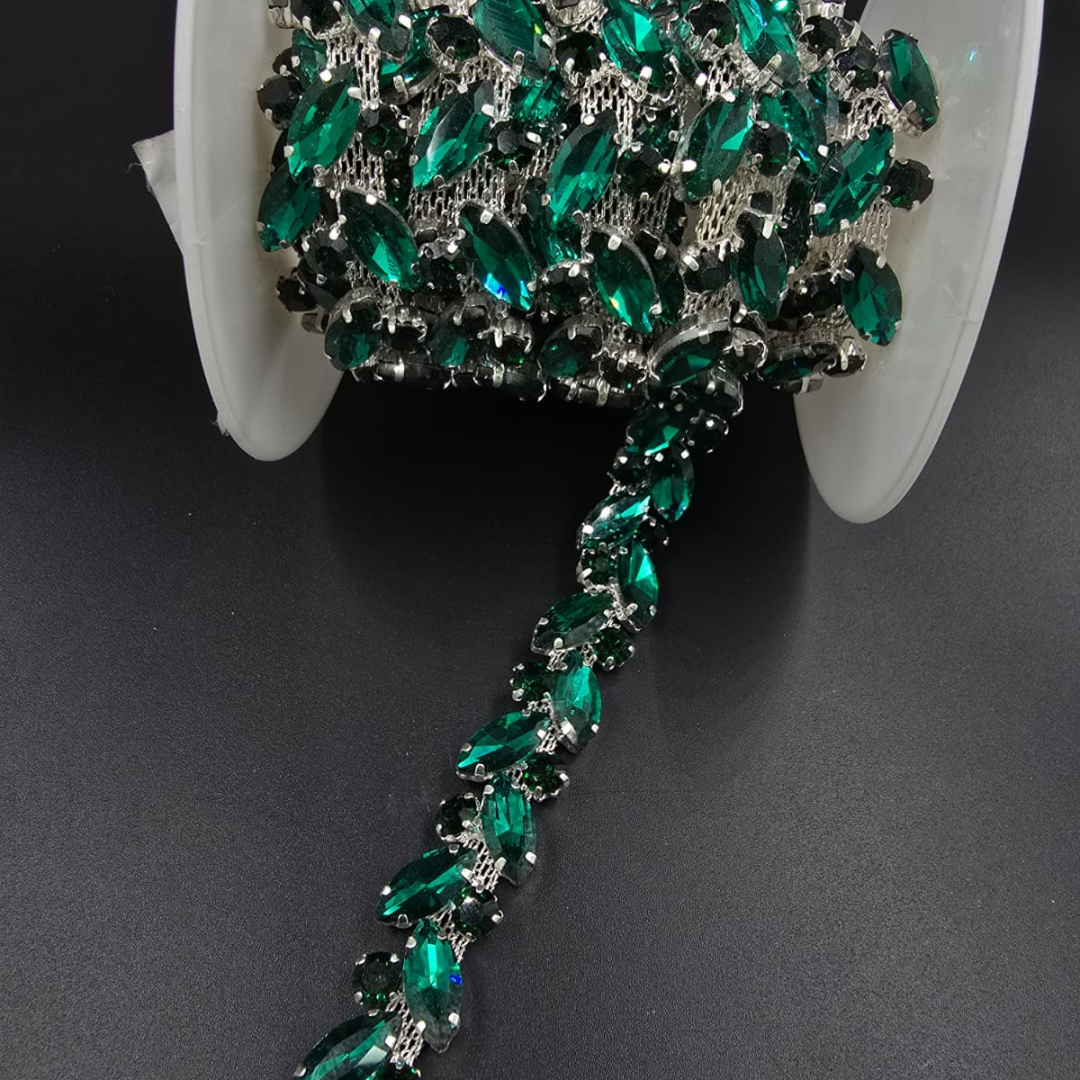 STRAS METAL LA METRU 1,5cm