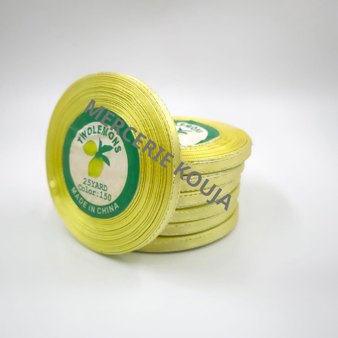 BANDA SATEN CU FIR ARGINTIU LAME