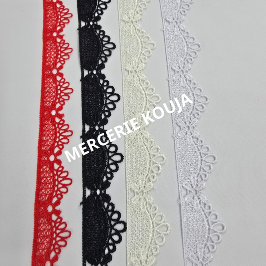 DANTELA POLIESTER LUX TEX 3.5CM