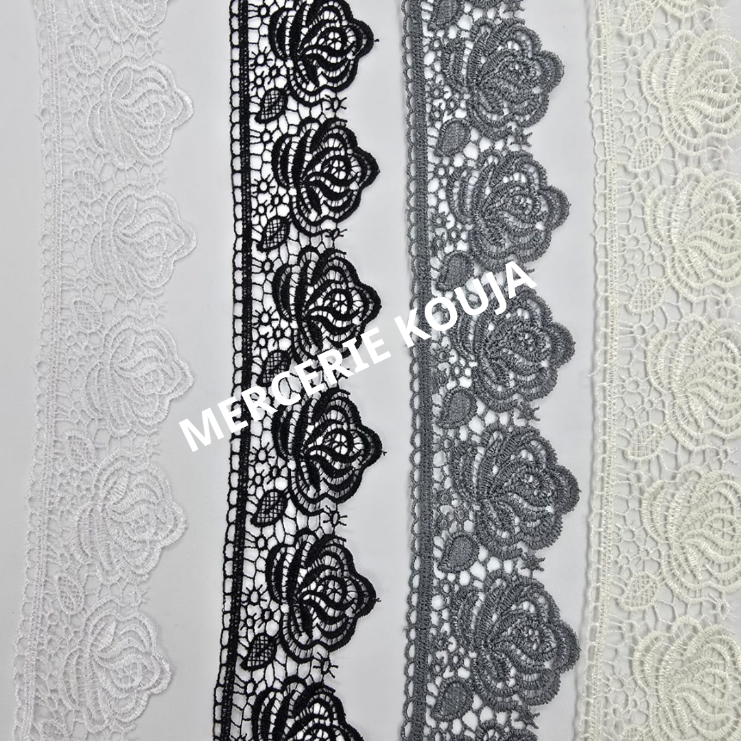 DANTELA POLIESTER LUX TEX 6CM