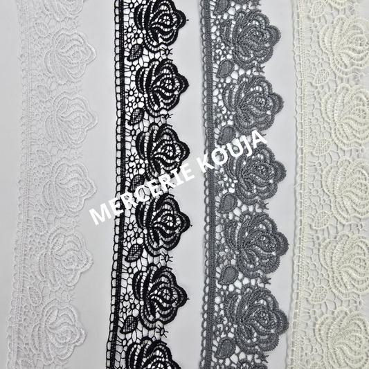 DANTELA POLIESTER LUX TEX 6CM