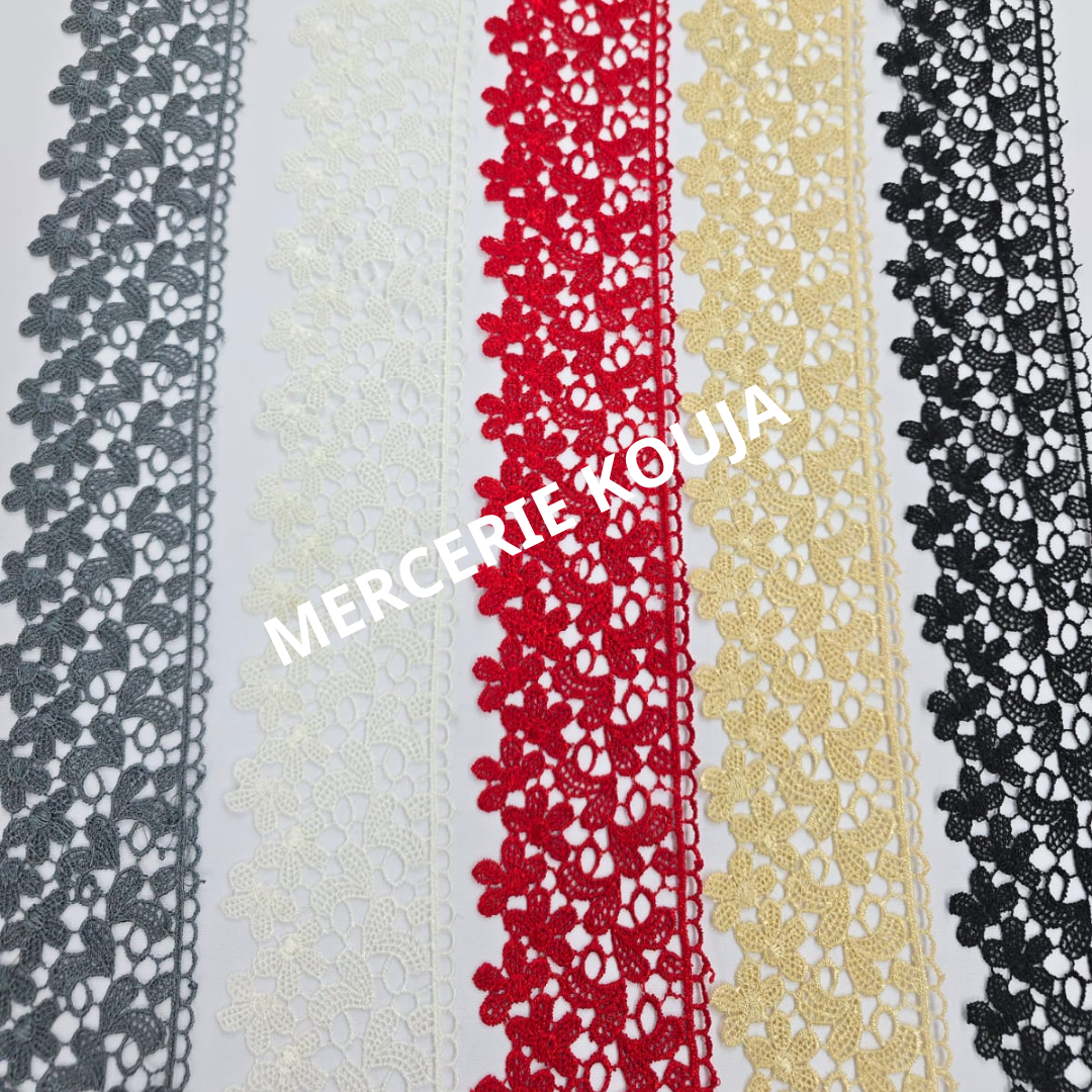 DANTELA POLIESTER LUX TEX 6CM