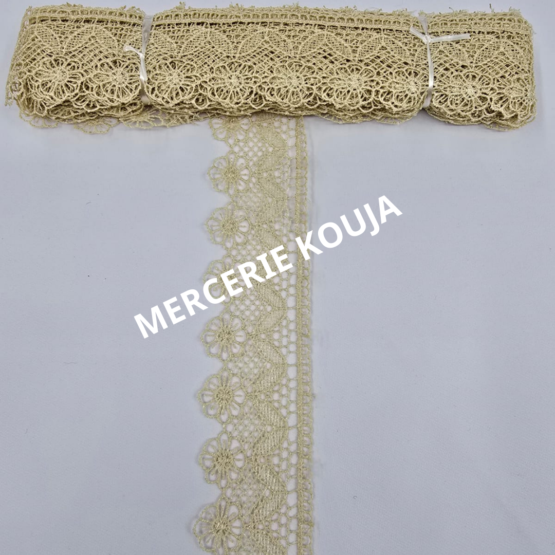 DANTELA POLIESTER LUX TEX 4.5CM