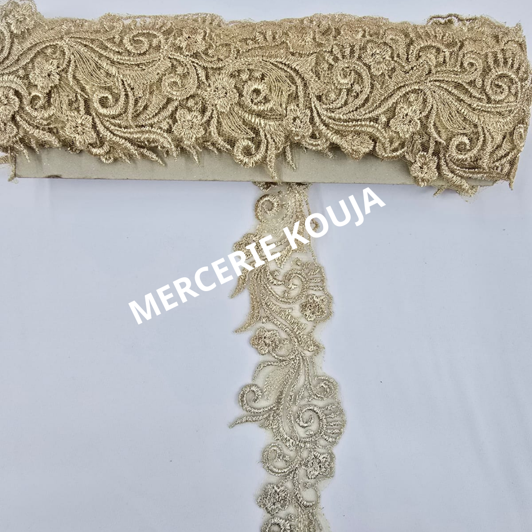 DANTELA POLIESTER LUX TEX 6CM