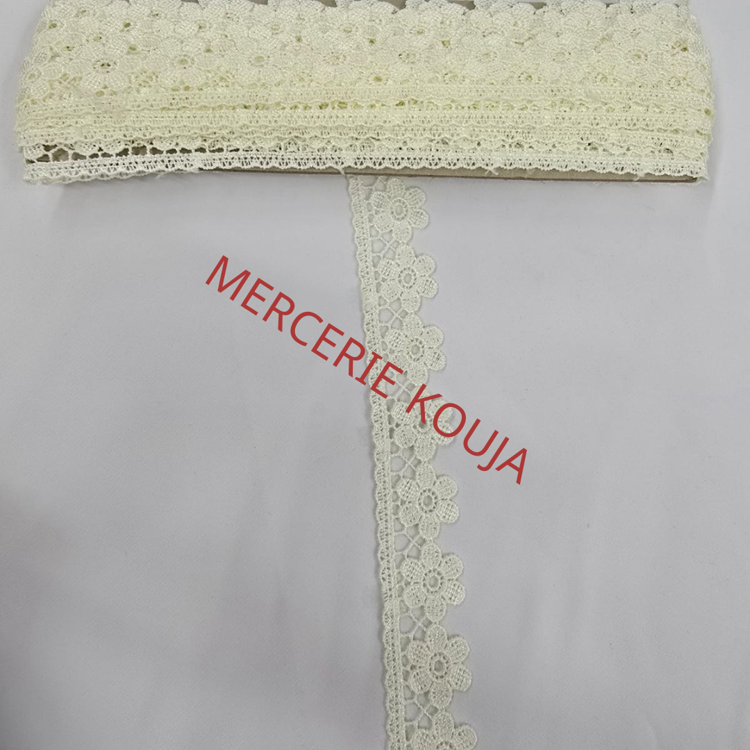 DANTELA POLIESTER LUX TEX 3CM