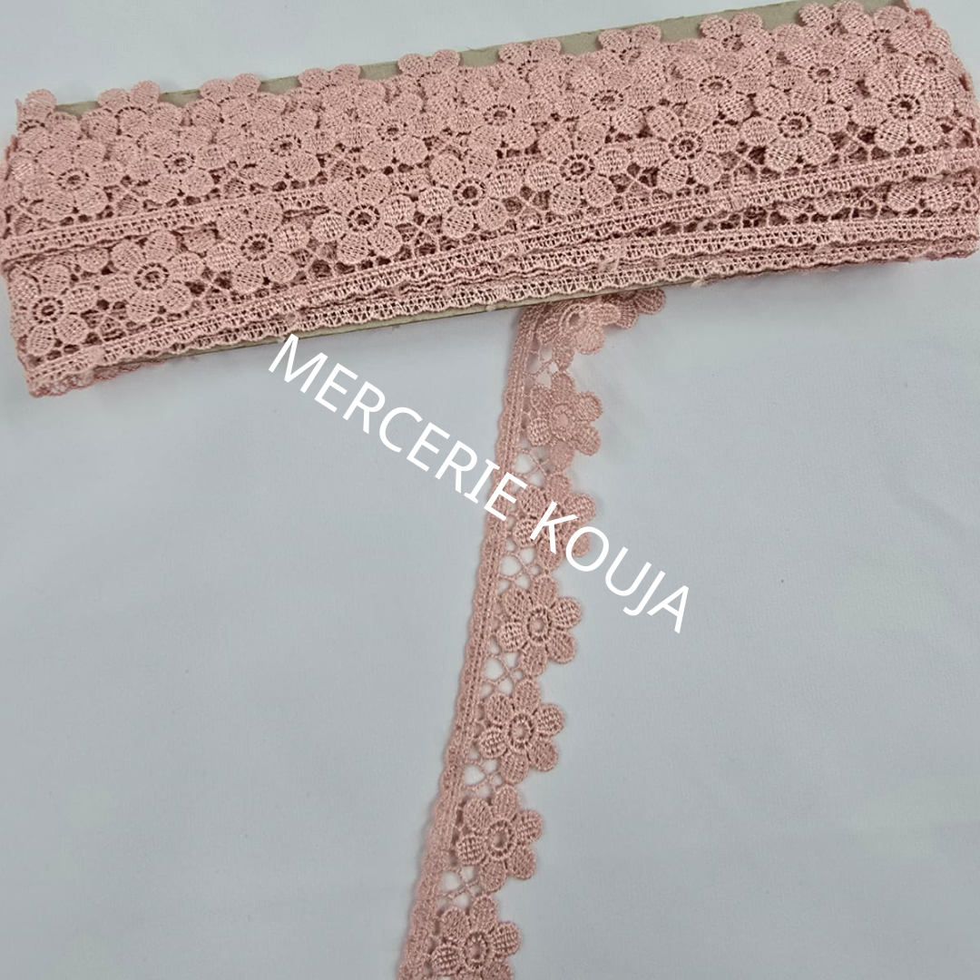 DANTELA POLIESTER LUX TEX 3CM