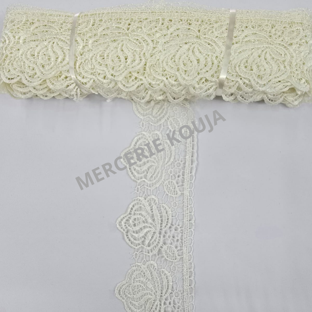 DANTELA POLIESTER LUX TEX 6CM