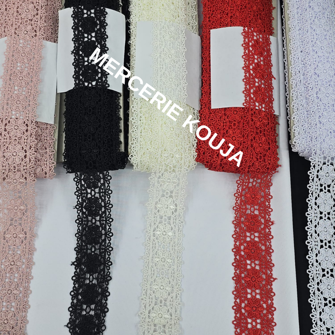 DANTELA POLIESTER LUX TEX 4CM