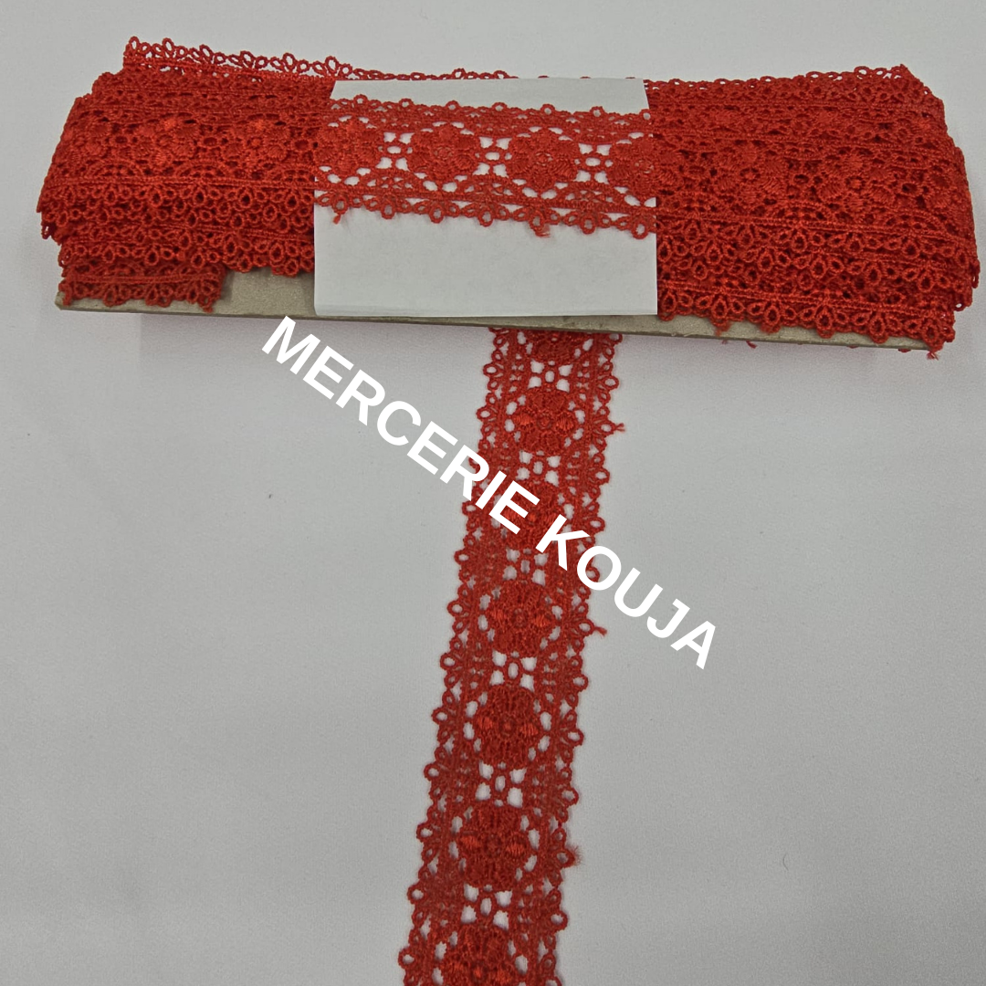 DANTELA POLIESTER LUX TEX 4CM