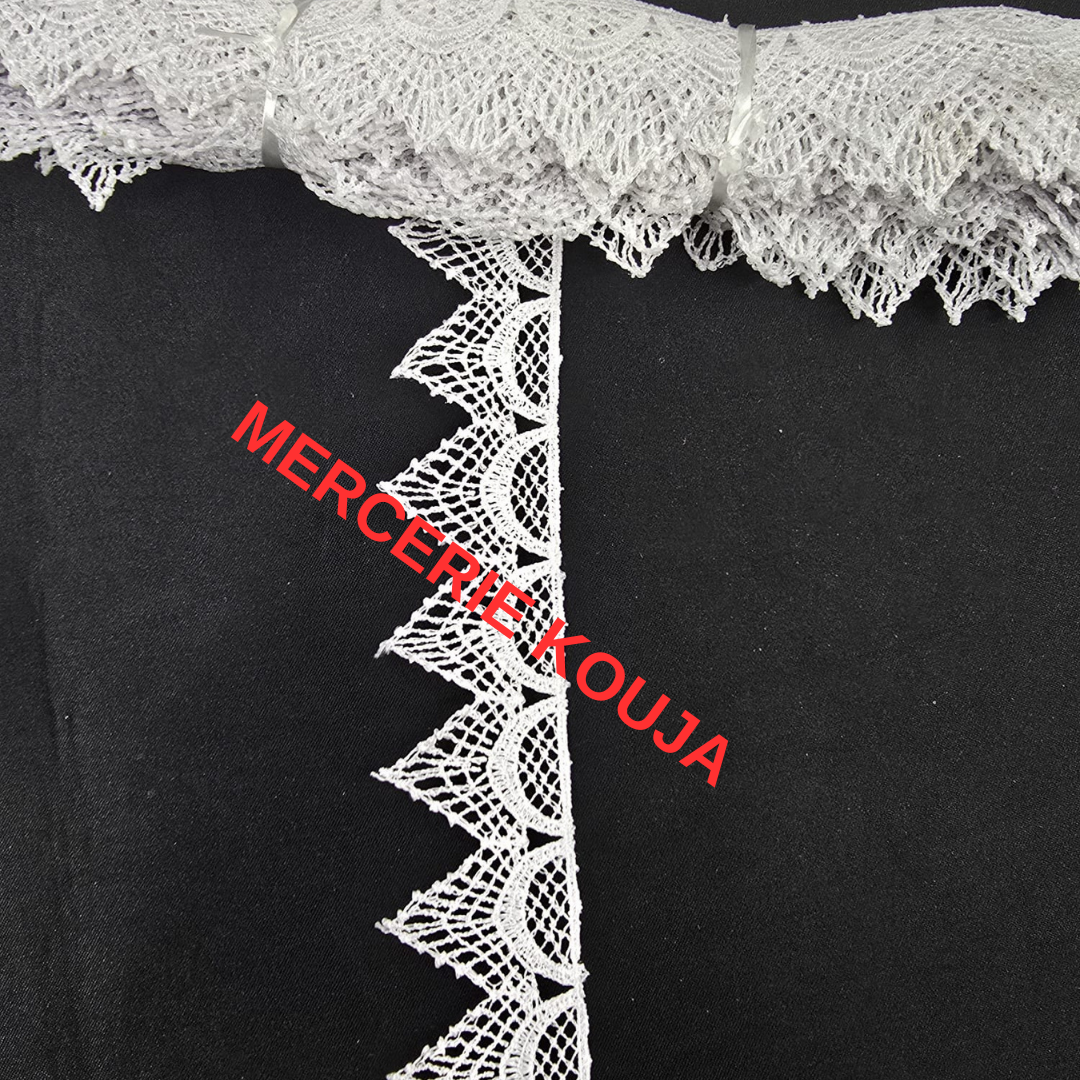 DANTELA POLIESTER LUX TEX 4CM