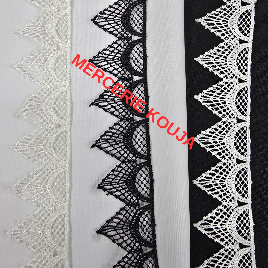 DANTELA POLIESTER LUX TEX 4CM