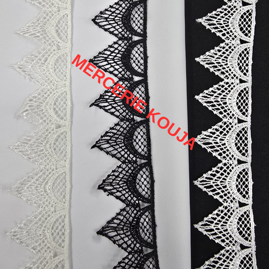 DANTELA POLIESTER LUX TEX 4CM