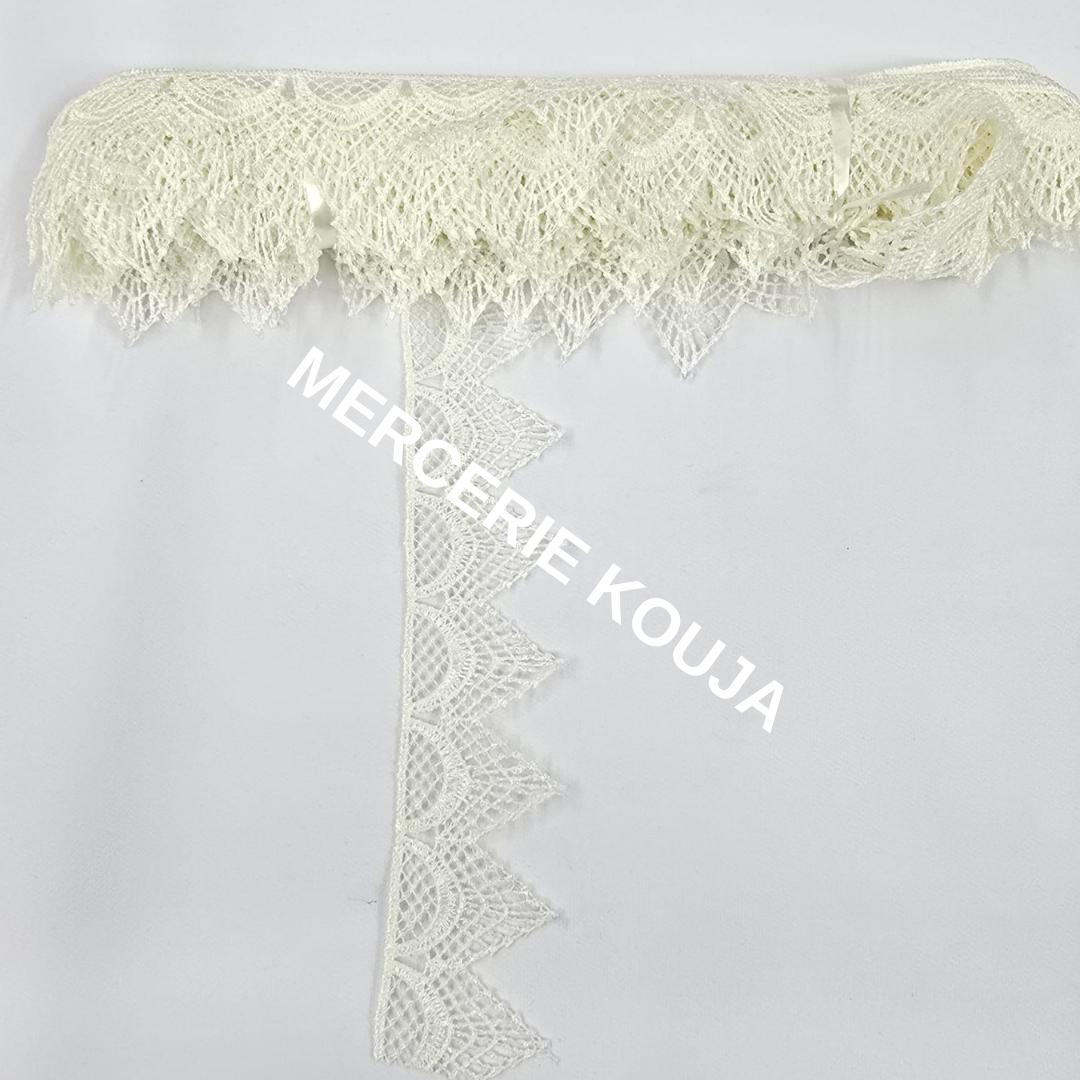 DANTELA POLIESTER LUX TEX 4CM
