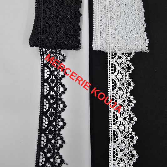 DANTELA POLIESTER LUX TEX 4CM