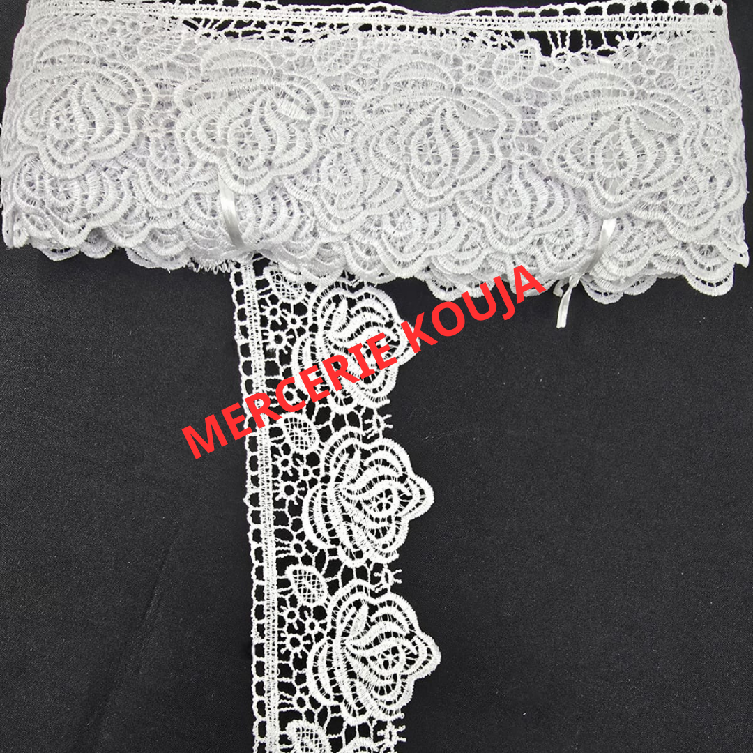 DANTELA POLIESTER LUX TEX 6CM