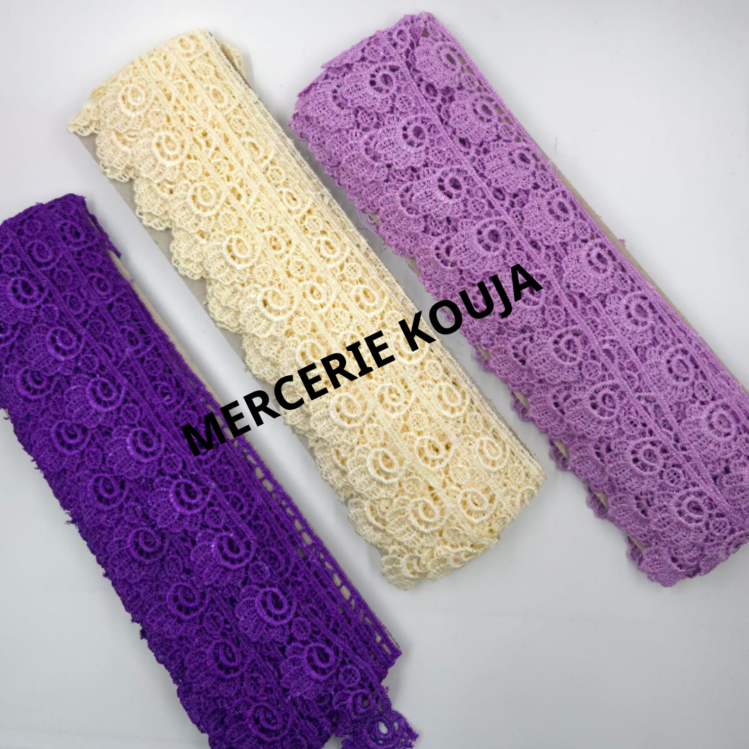 DANTELA POLIESTER LUX TEX 3CM