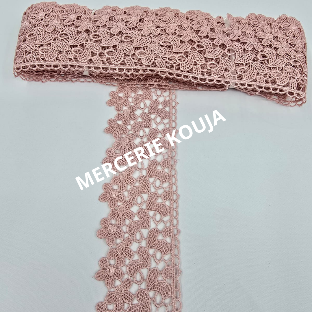 DANTELA POLIESTER LUX TEX 6CM