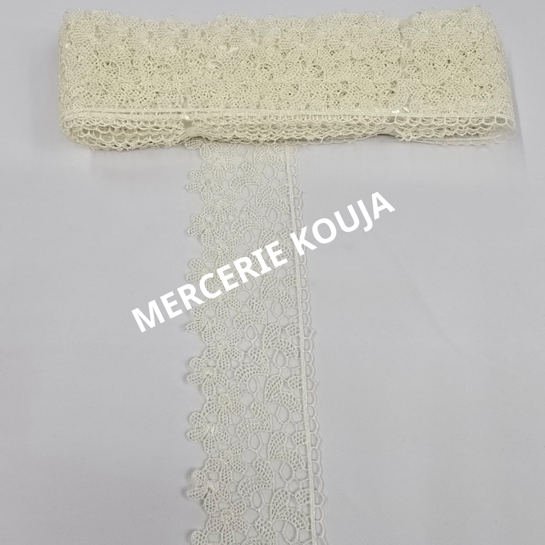 DANTELA POLIESTER LUX TEX 6CM