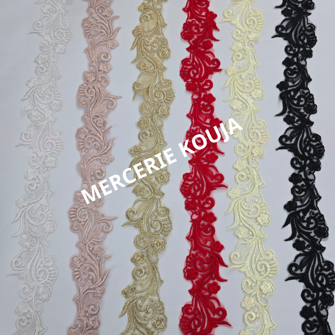 DANTELA POLIESTER LUX TEX 6CM