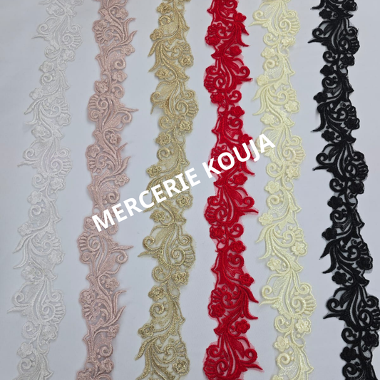 DANTELA POLIESTER LUX TEX 6CM