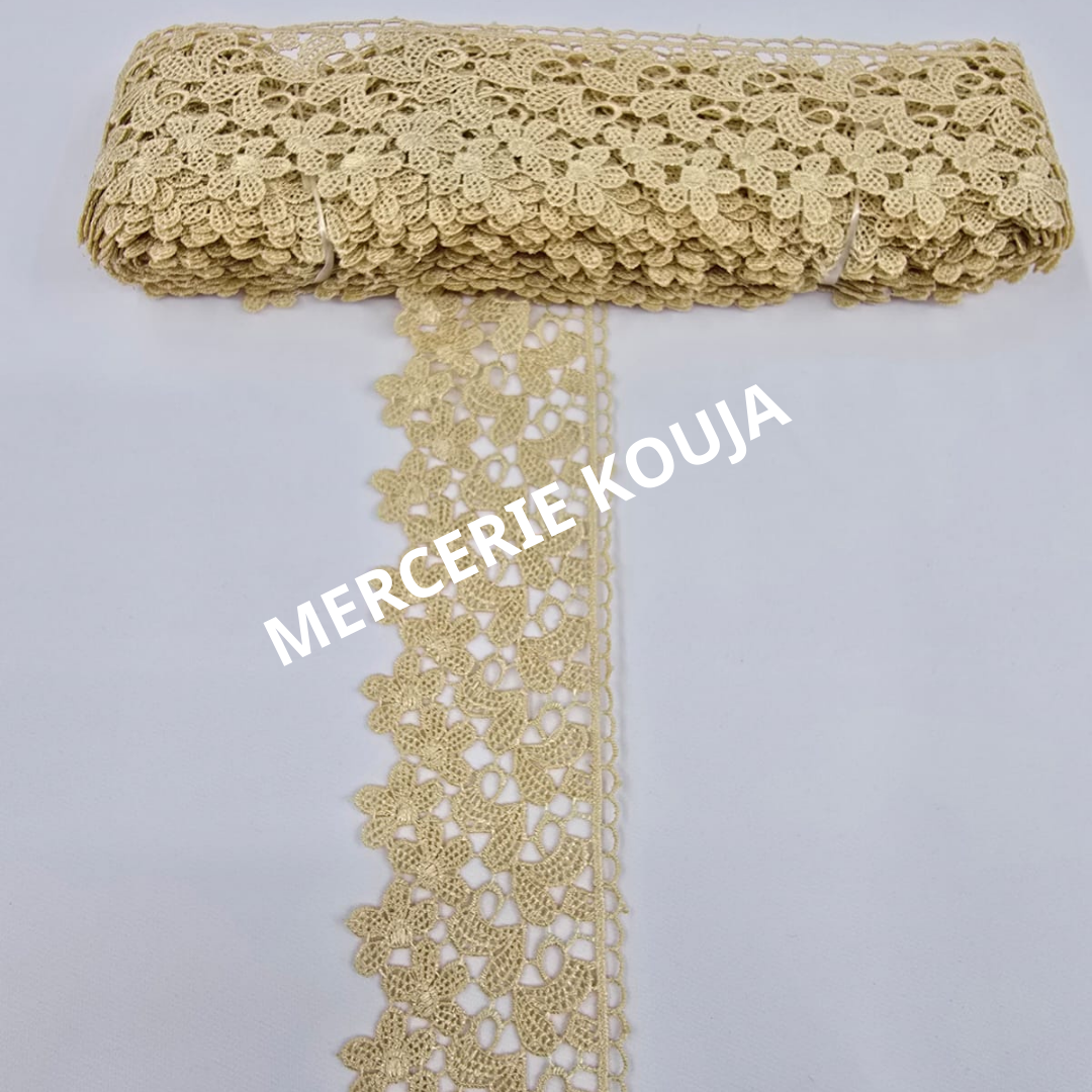 DANTELA POLIESTER LUX TEX 6CM