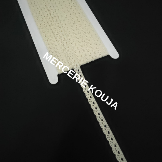 DANTELA BUMBAC LUX TEX 1CM