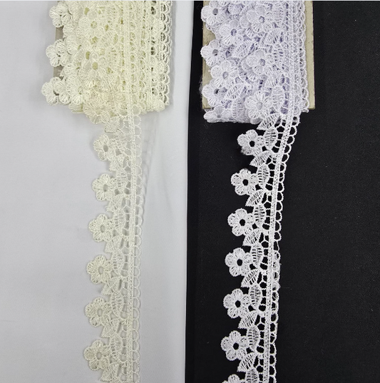 DANTELA POLYESTER LUXTEX 3.5CM