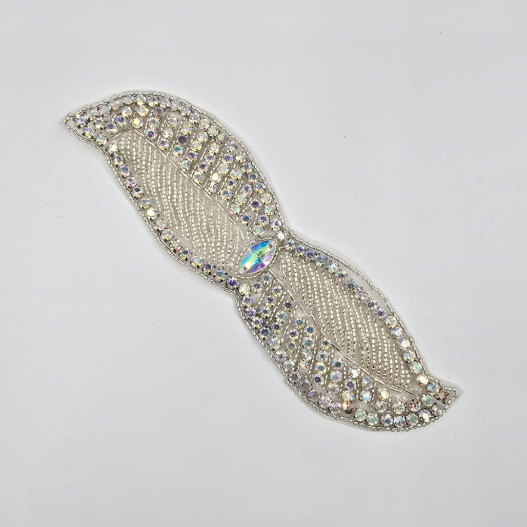 APLICATIE TERMOADEZIVA CU CRISTALE SI MARGELE