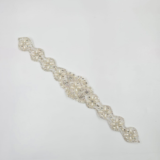 APLICATIE TERMOADEZIVA CU CRISTALE SI MARGELE