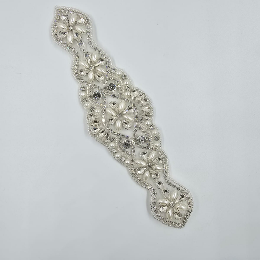 APLICATIE TERMOADEZIVA CU CRISTALE SI MARGELE