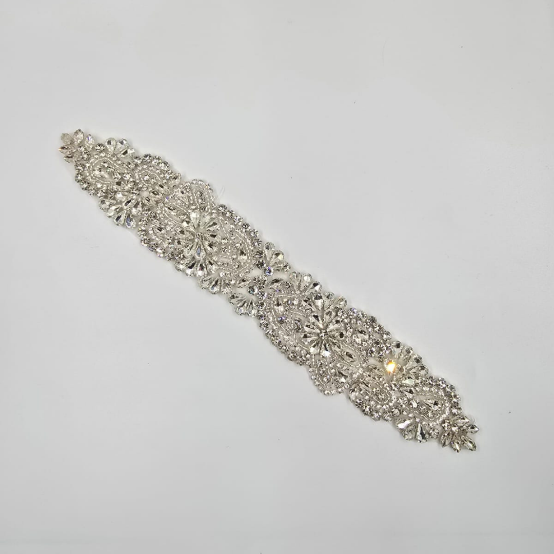 APLICATIE TERMOADEZIVA CU CRISTALE SI MARGELE