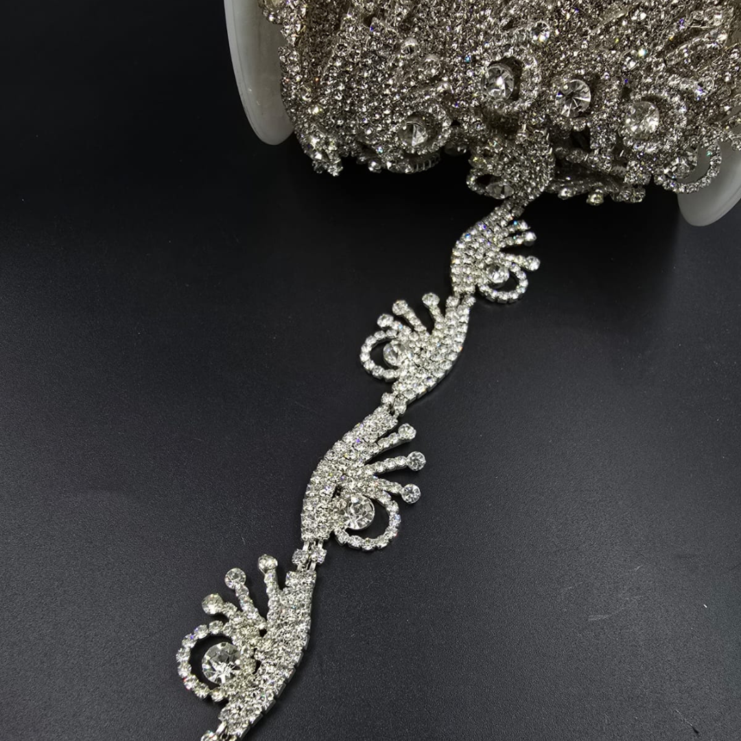 STRAS METAL LA METRU 2CM