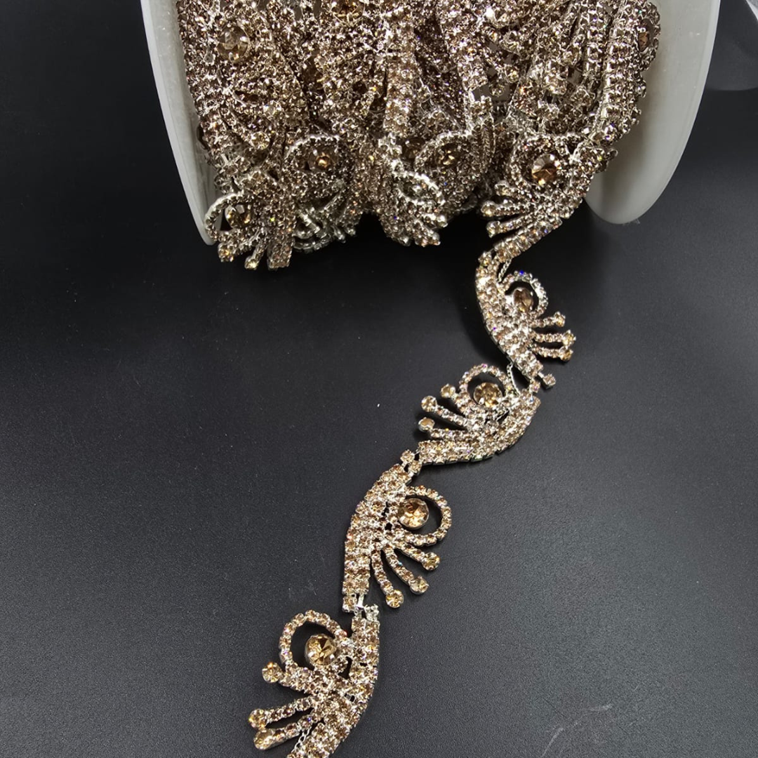 STRAS METAL LA METRU 2CM