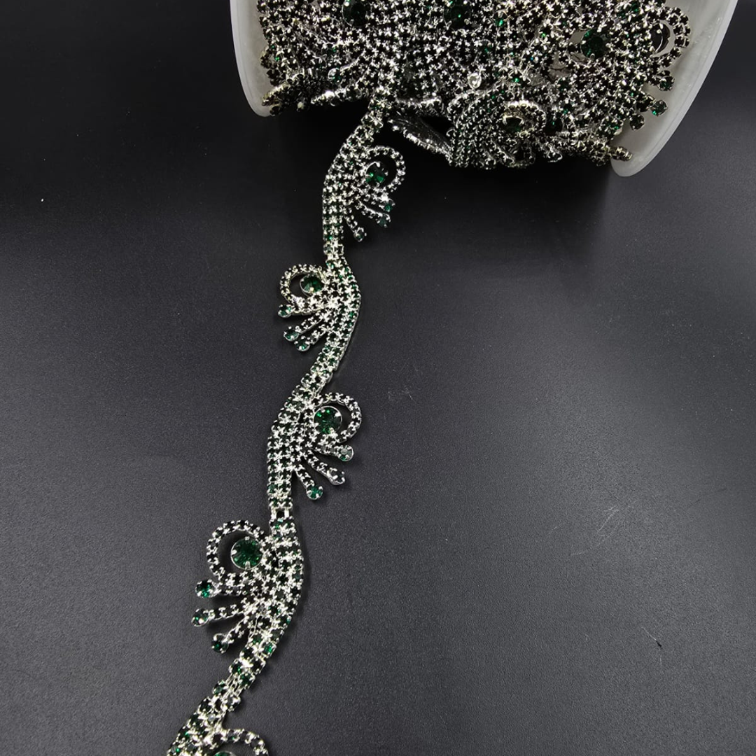 STRAS METAL LA METRU 2CM