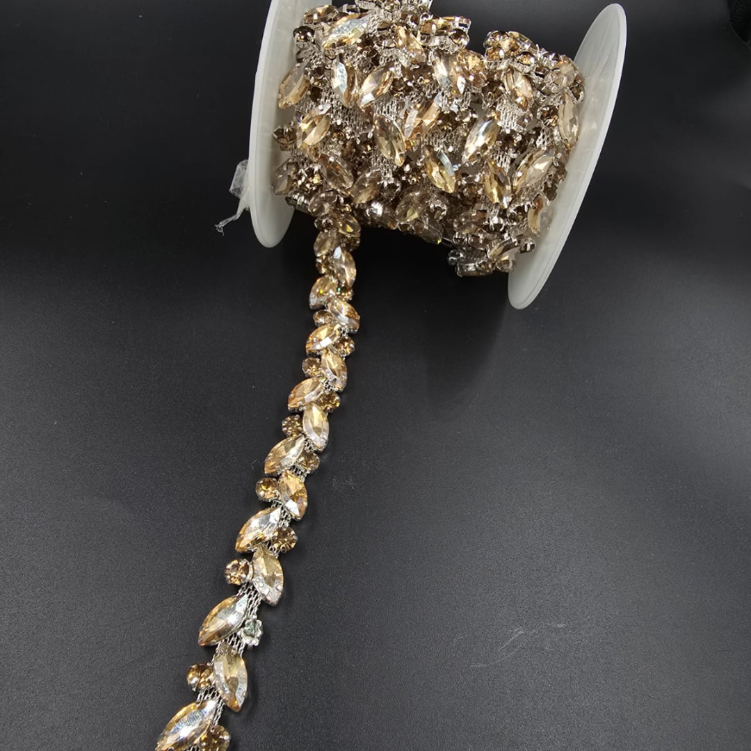 STRAS METAL LA METRU 1,5cm