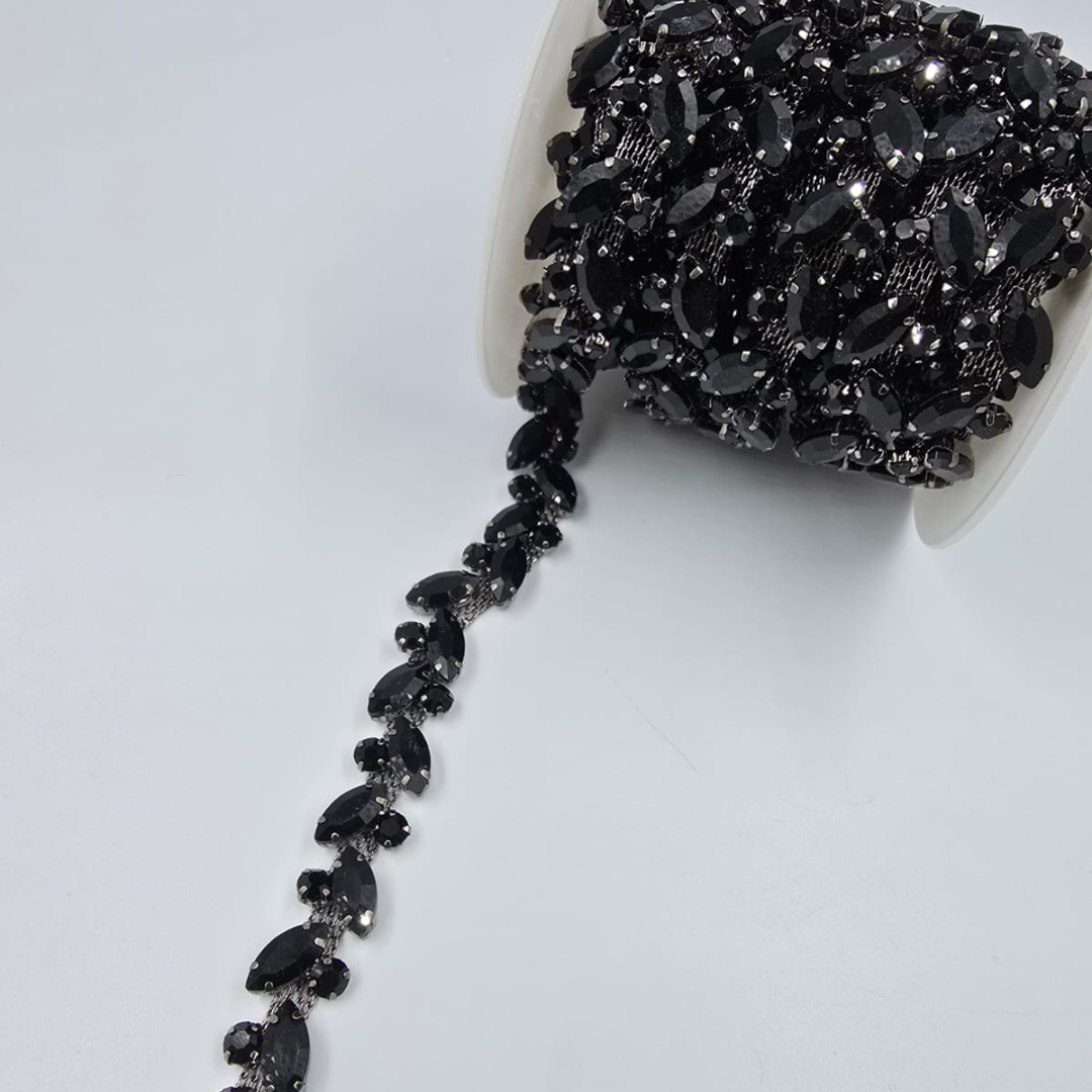 STRAS METAL LA METRU 1,5cm