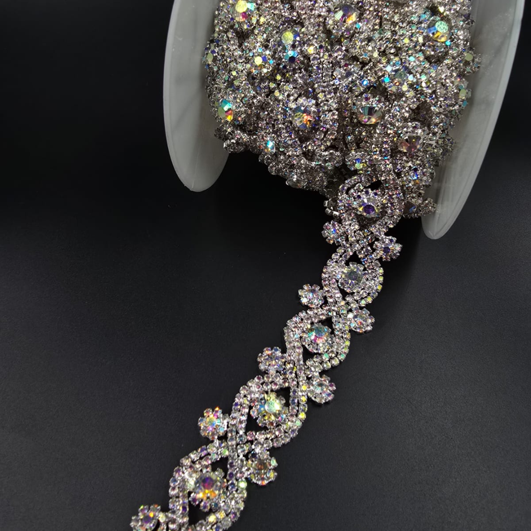 STRAS METAL LA METRU 3CM