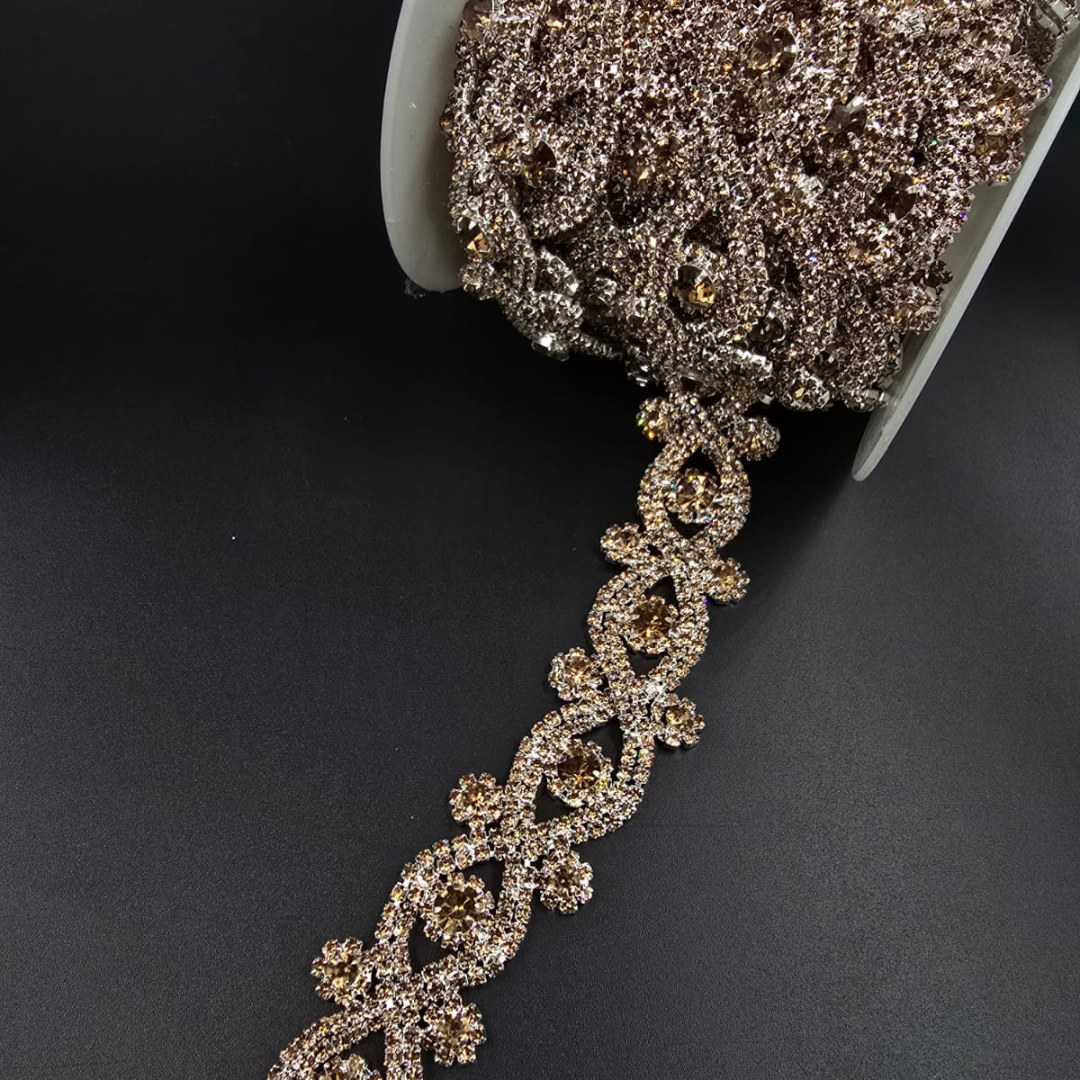 STRAS METAL LA METRU 3CM