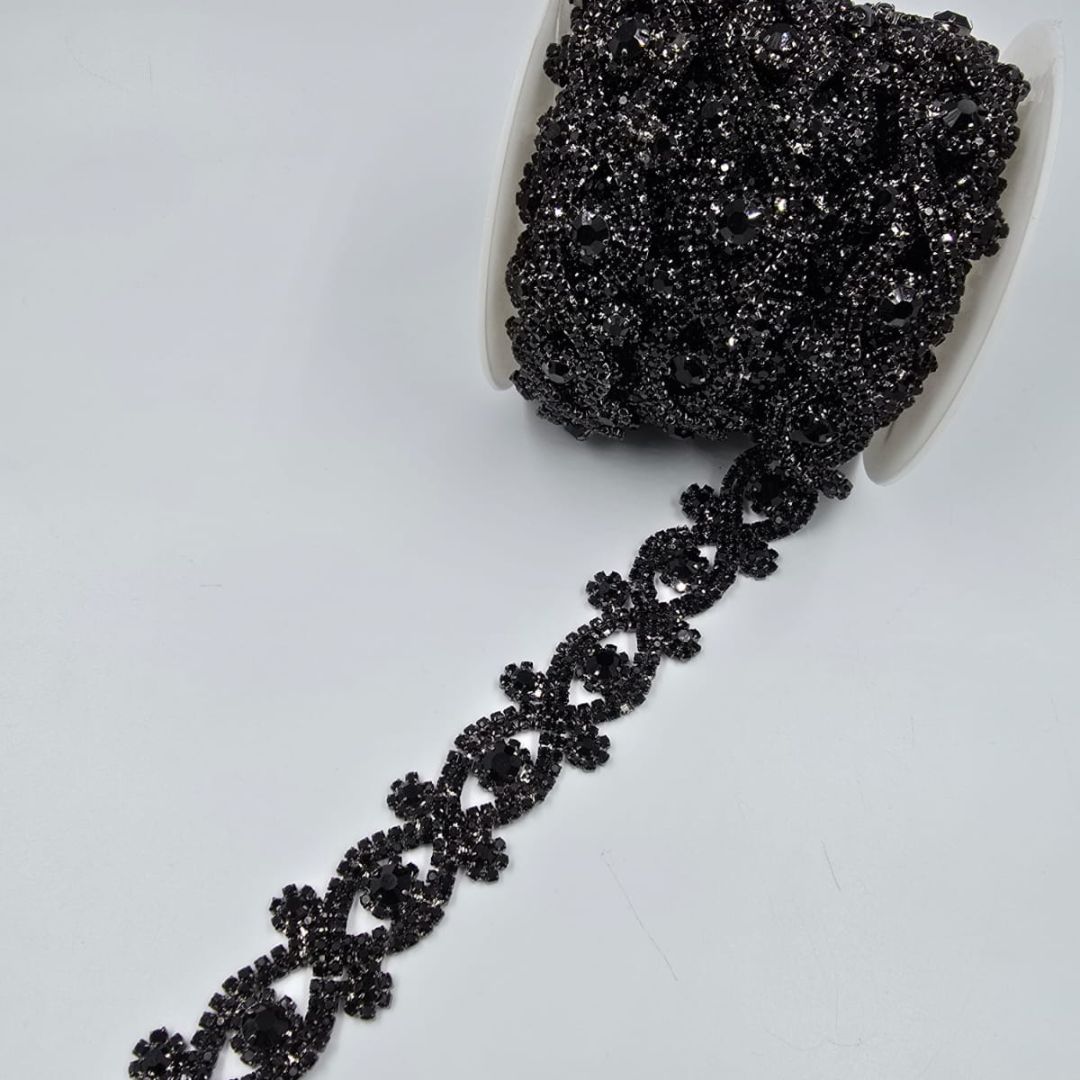 STRAS METAL LA METRU 3CM