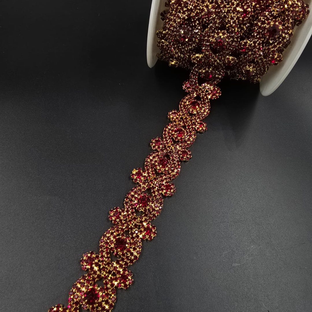 STRAS METAL LA METRU 3CM